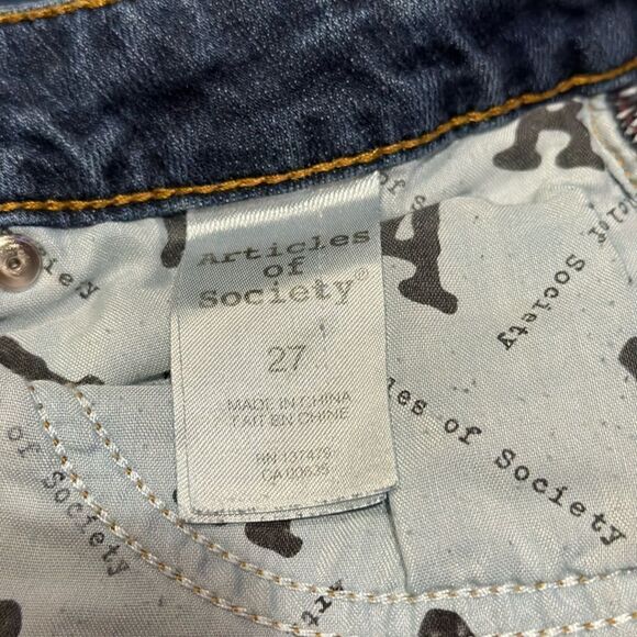 Articles Of Society Parker Medium Wash Jeans Size 27 - Picture 9 of 10